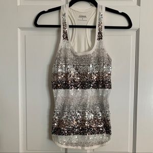 Express Sequin Racerback Tanktop